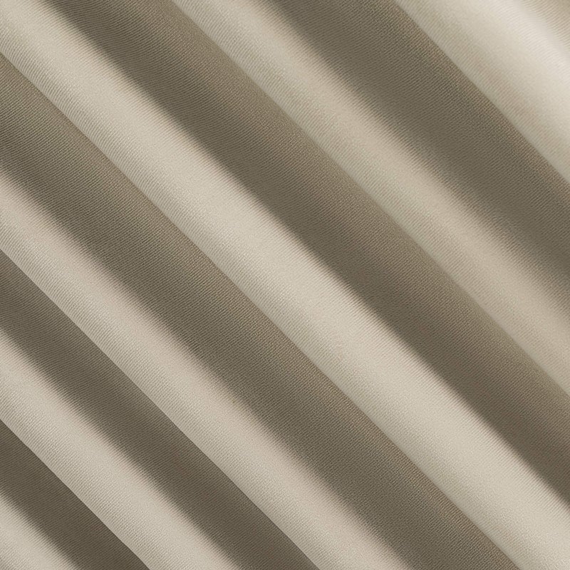 Sun Zero Hampshire Velvet Noise Reducing Thermal Extreme Total Blackout Back Tab Curtain Panel, 50" x 84", Ecru Off-White - Image 4